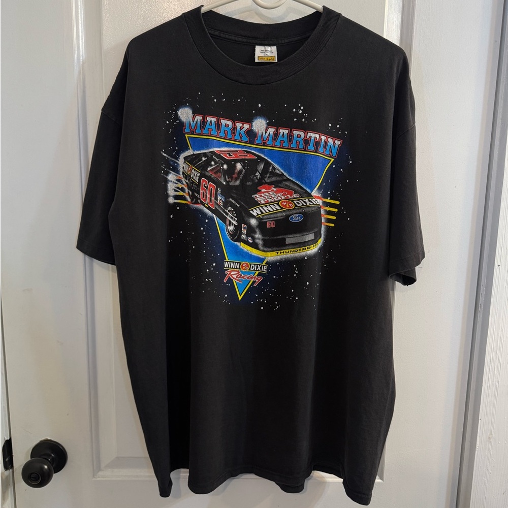 NASCAR Vintage Mark Martin Winn Dixie Single Stich Graphic Tee XXL
